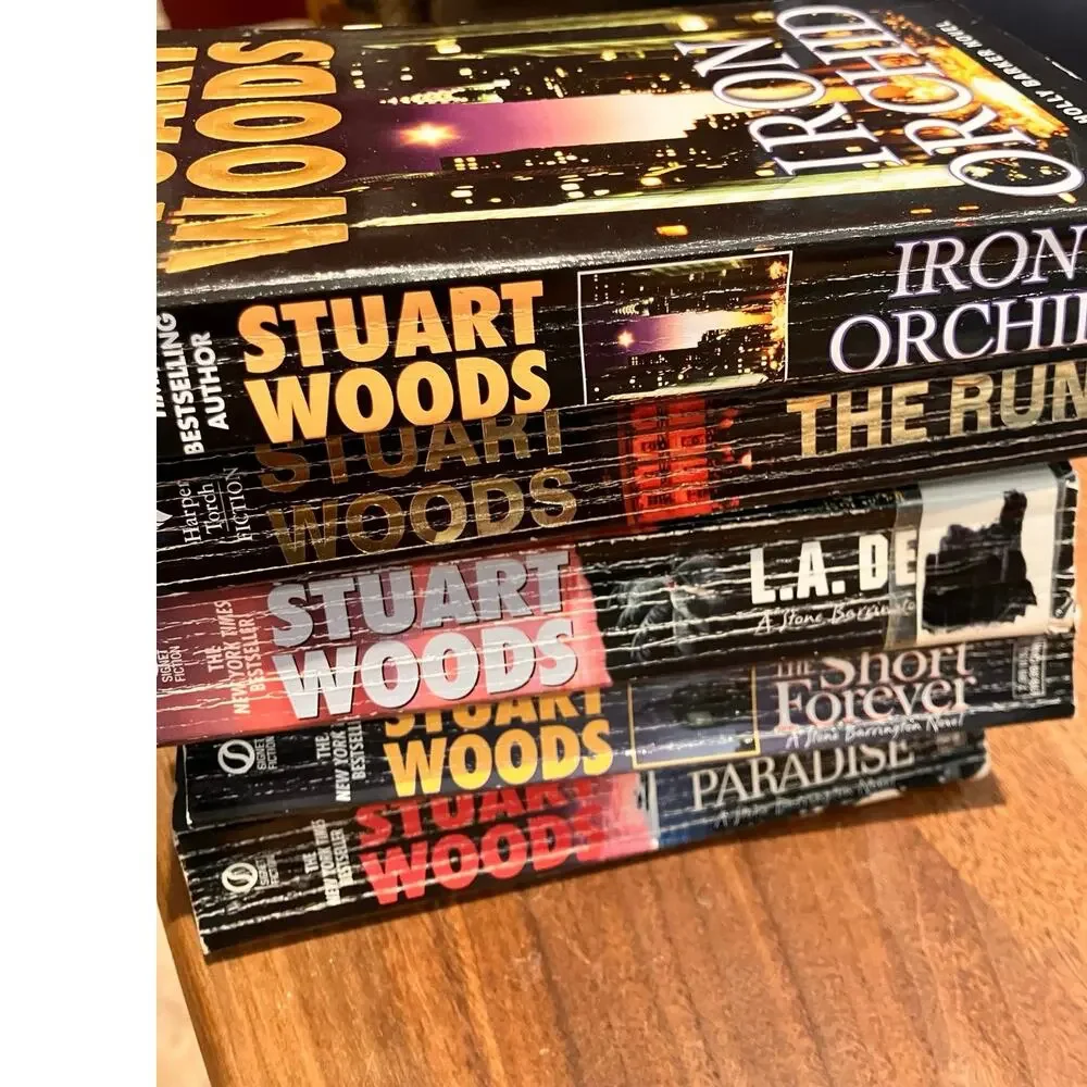 Stuart Woods Lot of 5 Stone Barrington‎ Paperback Books, Thriller, Mystery